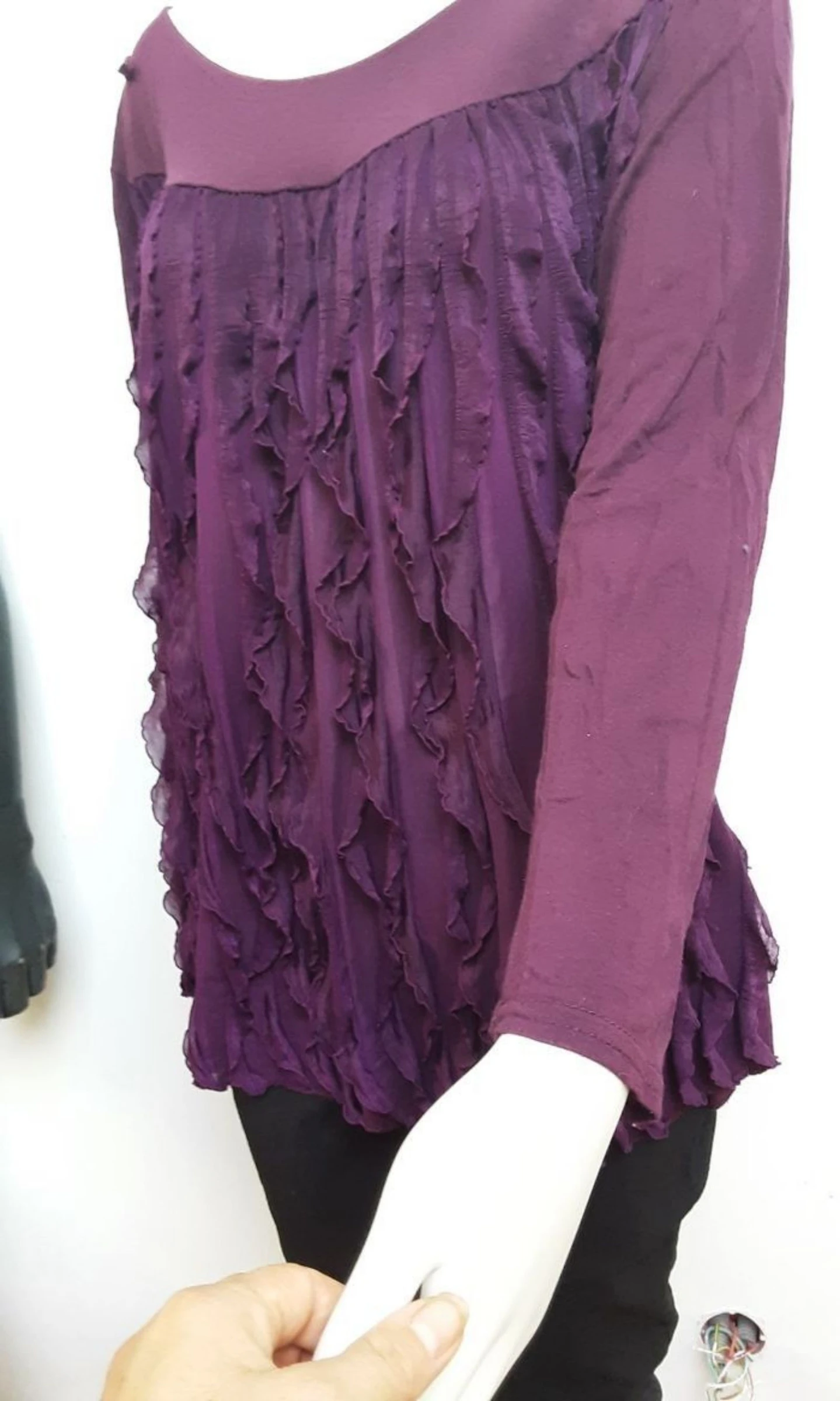 Blusa/ top roxo original na frente para mulher Tamanho 42/44 – photo 2